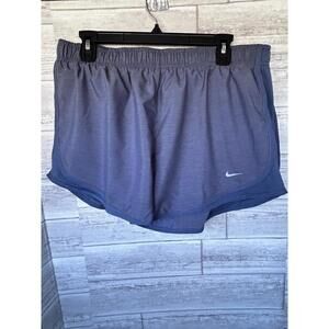 Nike Women's Tempo Brief Lined Running Shorts CU8890-460 Size XL Gray